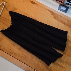 Angie Black Capri Length Palazzo Pants Size L will fit up to 44" waist!